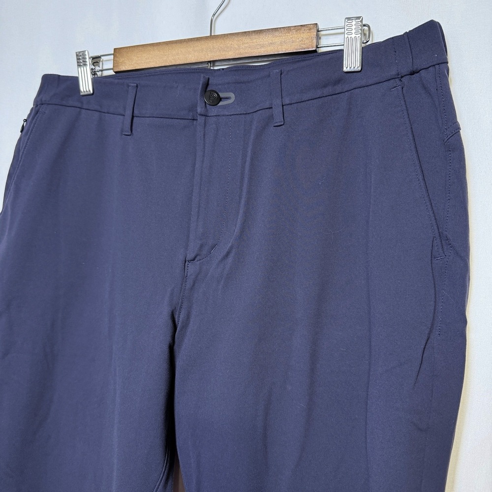 Public Rec Gamechanger 5 Pocket Pants Navy Blue Elastic Waist Mens 36x30